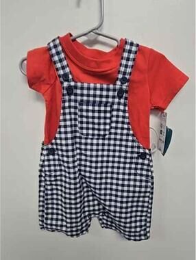 blue Child of Mine 2 Piece bibs, 6M B
